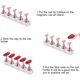 thumbnail image 3 of Base magnética para práctica de uñas, soporte para puntas de uñas para uñas, juego de manicura, herramienta para uñas postizas, manicura(rosa), 3 of 5