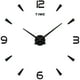 thumbnail image 3 of Reloj de pared de bricolaje, reloj de pared silencioso 3D Reloj de pared grande de bricolaje 3D Reloj de pared de acrílico de diseño moderno para oficina Sala de estar Dormitorio - Negro 50-70 cm oso de fresa Electrónica, 3 of 5
