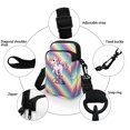 thumbnail image 4 of HELLHERO Rainbow Unicorn Double Zipper Crossbody Small Crossbody Bags for Adults Travel, Outdoor and Daily Use Messenger Bag Polyester 4.33x1.97x7.09, 4 of 6