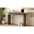 thumbnail image 4 of Harper & Bright Designs Wood Minimalist Console Table with Ash Veneer Designed for Entrywaand Living Room , Natural, 4 of 11
