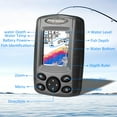 thumbnail image 2 of Phiradar Phiradar FF188A Compact Fish Finder with Dual Beam Sonar, 2.4" LCD Display, Depth Alarm, and Multi-Language Menu for Kayak, Dock, and Ice Fishing, 2 of 6