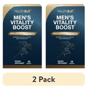(2 pack) HealthA2Z Mens Vitamins and Testosterone Booster with Zinc, Vitality Boost for Prostate Health, 30 Capsules