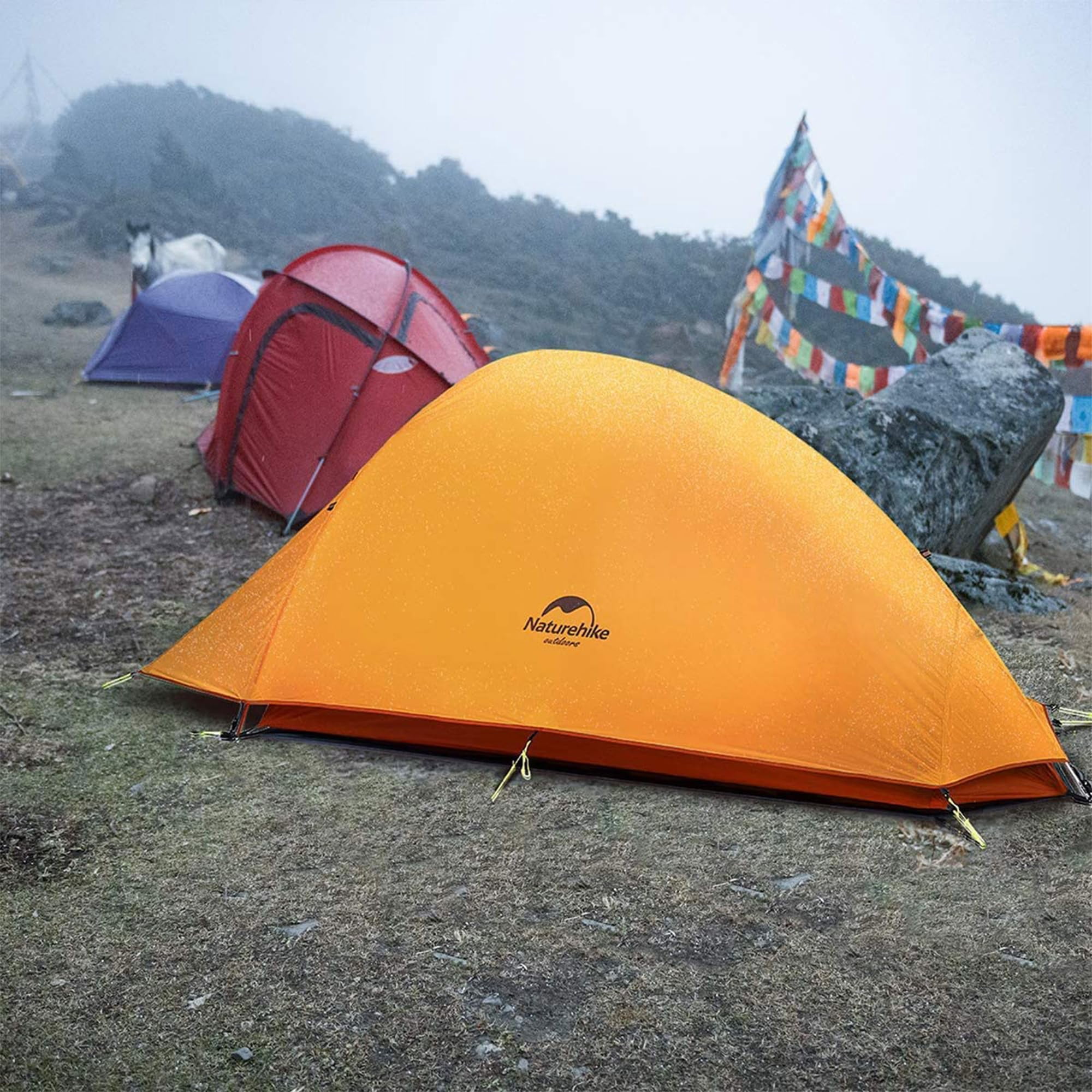Naturehike Cloud-Up 1/2/3 Person Backpacking Tent Lightweight Waterproof
