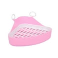 thumbnail image 5 of Small Pet Toilet Detachable Triangular Hollow Rabbit Litter Box for Ferrets Hamsters Cats Guinea Pig, 5 of 8