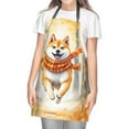 thumbnail image 2 of Welcome Fall Shiba Inu Strolling Through the Autumn Maple Forest Apron Shibas Dog Lovers Gifts Idea for Cooking Grilling Baking Painting Gardening - 12012, 2 of 5