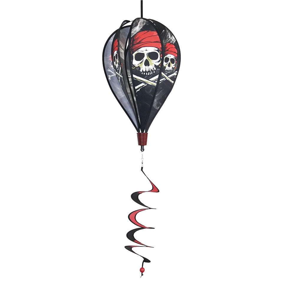 In the Breeze Pirate Hot Air Balloon Wind Spinner by In The Breeze