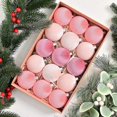 thumbnail image 2 of Christmas Velvet 6cm Christmas Ball Exquisite Premium Silk Velvet Christmas Decorative Ball Christmas Pendant 15pcs, 2 of 3