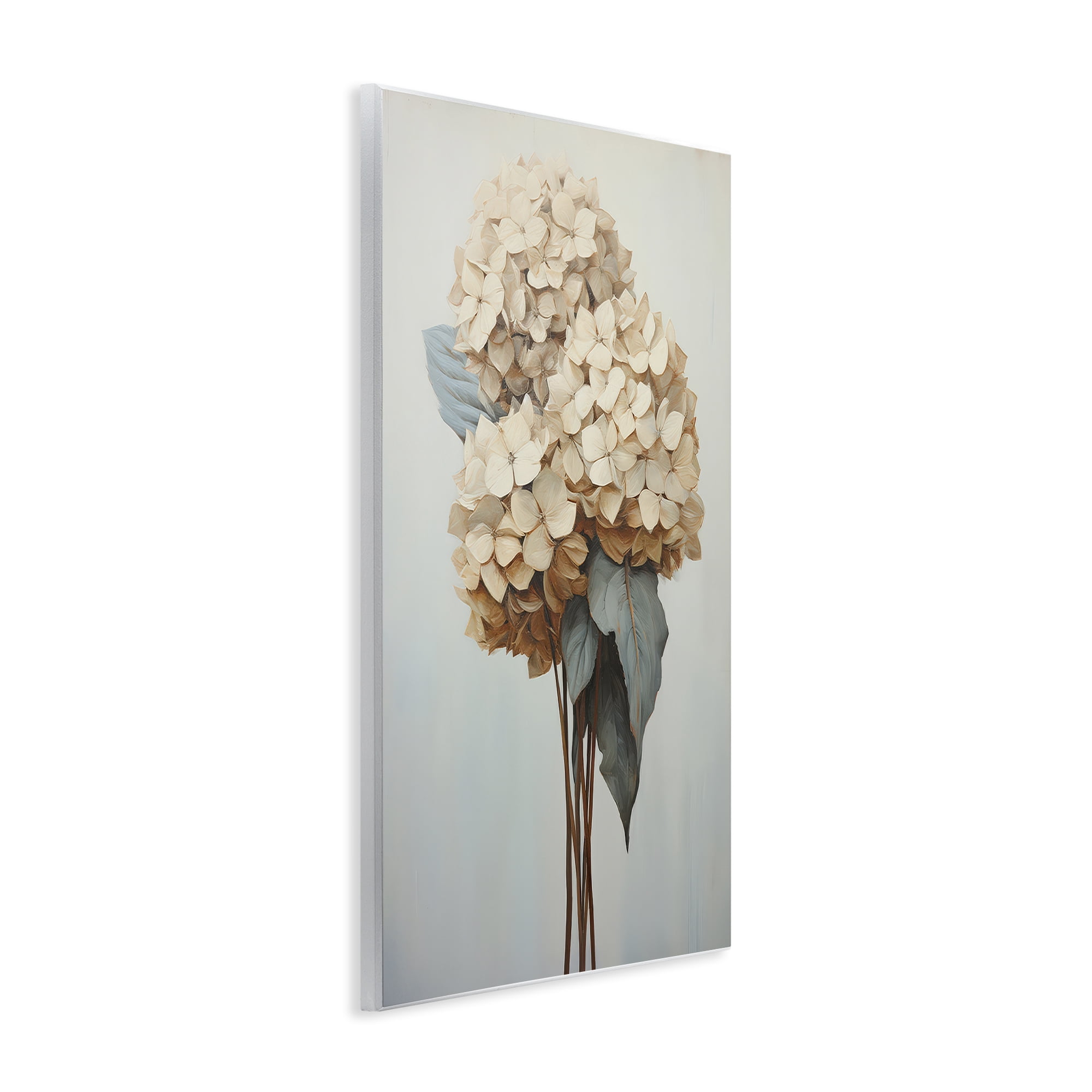 Stupell Industries Vintage Hydrangea Florets Plants & Flowers Painting Unframed Art Print Wall Art, 10 x 15