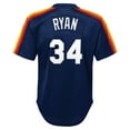 thumbnail image 3 of Youth Mitchell & Ness Nolan Ryan Navy Houston Astros Cooperstown Collection-Mesh Batting Practice Jersey, 3 of 3