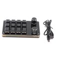 thumbnail image 1 of Red Switch Macro Keyboard Plug and Play, Custom Ergonomic Buttons, Mini USB Keyboard for Desktop PC, 12 Keys, 2 Buttons, 1 of 4