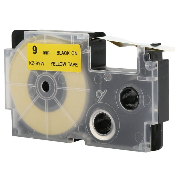 Waterproof Label Printer Tape KL 7400 Tape Black On Optional Color For Casio