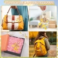 thumbnail image 3 of JUMRHFAN Letter K Keychain Resin Alphabet Keyrings,Yellow Petals Gold Foil Key Ring Key Chain Charm, 3 of 7