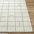thumbnail image 4 of Hauteloom Tieve Wool Living Room, Bedroom Area Rug - Contemporary - Cream, Gray - 8' x 10', 4 of 12