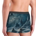 thumbnail image 4 of KLL Mysterious Moonlit Mountains Men's Cotton Boxer Briefs Underwear-XX-Large, 4 of 7