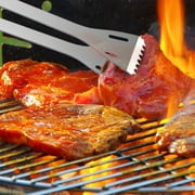 Home-Complete 7-Piece BBQ Grill Tool Kit - Stainless Steel BBQ Accessories Kitchen Set