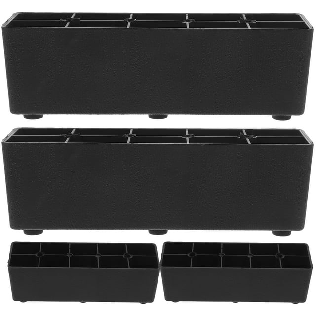 SHISUYAN 4pcs Plastic Furniture Legs Sofa Couch And Chair Legs Replacement Furniture Leg Risers