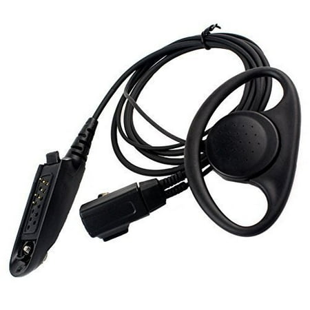 Motorola Gp328 AOER D Shape Multi Pin Earpiece Headset for Two Way Radio Walkie Talkie Motorola GP328 HT750 MTX900 MTX960 PRO7350 ()