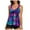 Purple, variant on GEWSEY Women's Tankini Bathing Suits Tankini Swimsuits Graphic Swim Tank Top with Boyshorts Ladies Swimwear Light Blue, XL