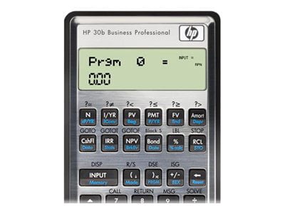 HP 30b - Financial calculator - 12 digits + 3 exponents - battery