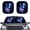Blue Butterfly Flower, variant on Uorisanigo Sun Visor for Car Cute Cat Flowers Automobile 2 Packs Car Sunshades for Side Windows Polyester Blocks Heat and Sun Interior Accessories for Vehicle, Van, Sedans