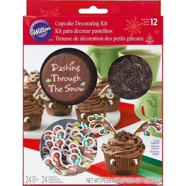 Cupcake Decorating Kit Makes 24Reindeer