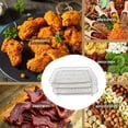 thumbnail image 4 of Fryer Rack, Square 3 Layer Easy To Clean Fryer Accessory Rack Safe Dishwasher Safe  for Home, 4 of 7