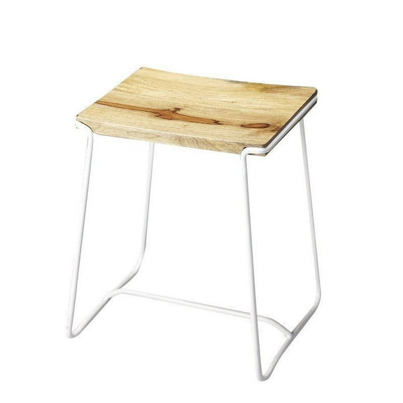 Beaumont Lane 21" Stool in White