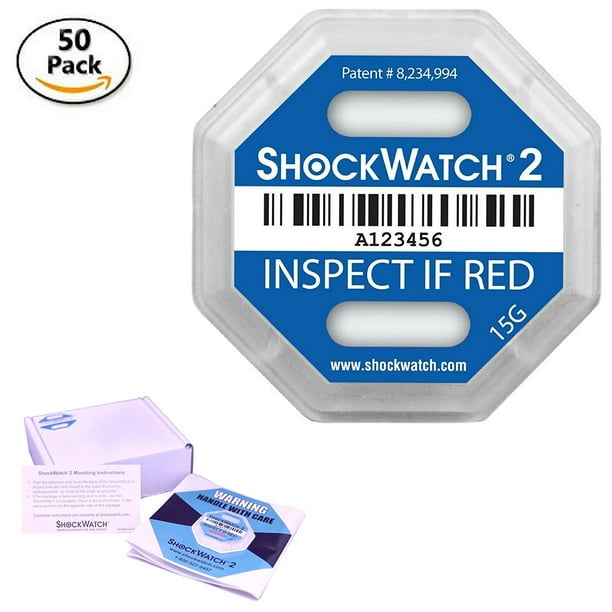 Shockwatch2 15G Impact Indicator Prevent & Detect Shipping and