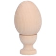 thumbnail image 2 of Huevo de Pascua de madera,Huevo de Pascua de madera Sin pintar Huevo de madera sin pintar Huevos de madera para decorar calidad de nivel superior, 2 of 8