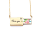 thumbnail image 1 of El mes de abril la luz temporada ilustración Sobre de carta de amor, collar y joyas colgantes, 1 of 3