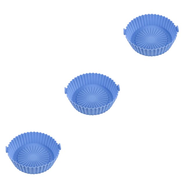 Inteprter Freidora de aire, olla de silicona, revestimientos reutilizables, bandeja para microondas, verduras, cestas de pollo, accesorios para horno de Type3 NO3 Inteprter CBP164791
