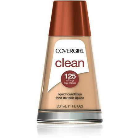 CoverGirl Clean Makeup Foundation Buff Beige 125, 1 oz