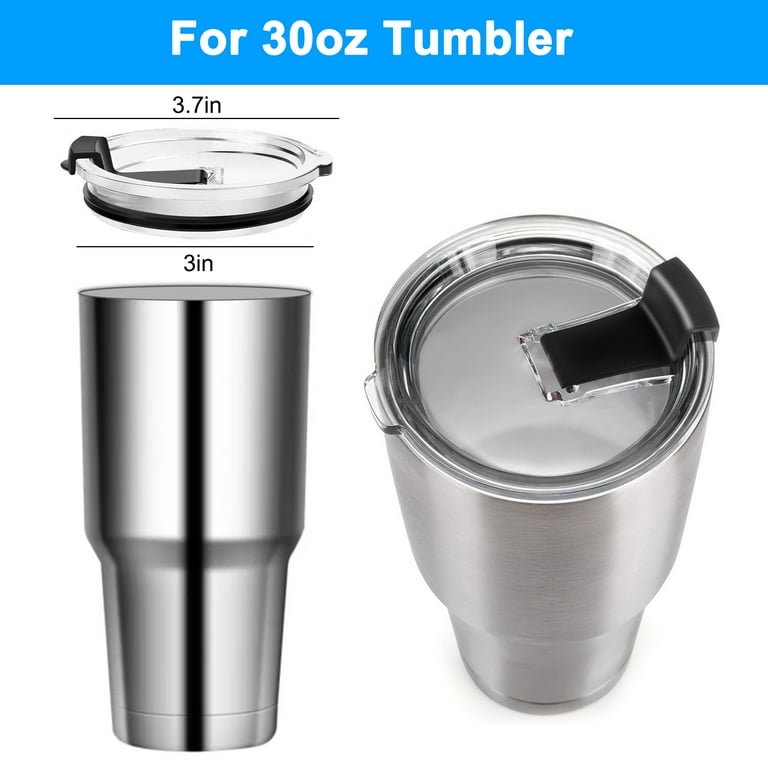 TSV Tumbler Replacement Lid, Tumbler Lid Fit for 20oz YETI Rambler