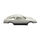 thumbnail image 1 of Marco de carrocería terminado, accesorios de carrocería de coche deportivo, piezas de repuesto para juguetes de hobby 1/18 Negro con blanco, 1 of 7