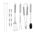 thumbnail image 1 of Juego de Herramientas para Barbacoa Zulema Accesorios para Asar al Aire Libre 16 Piezas Asar a la Parrilla, 1 of 8