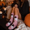 thumbnail image 6 of Voska Womens Halloween Thick Warm Mid Calf Socks Novelty Cozy Fall Winter Loungewear, 6 of 7