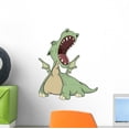 thumbnail image 1 of Little Green Dragon Cartoon Wall Mural by Wallmonkeys Peel and Stick Graphic (12 in H x 10 in W) WM57739, 1 of 4