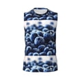 thumbnail image 6 of Picia Blueberry mens Cotton Tank Undershirts , Moisture-wicking Ribbed Tanks, Lightweight Cotton Tank Undershirts-Medium, 6 of 8