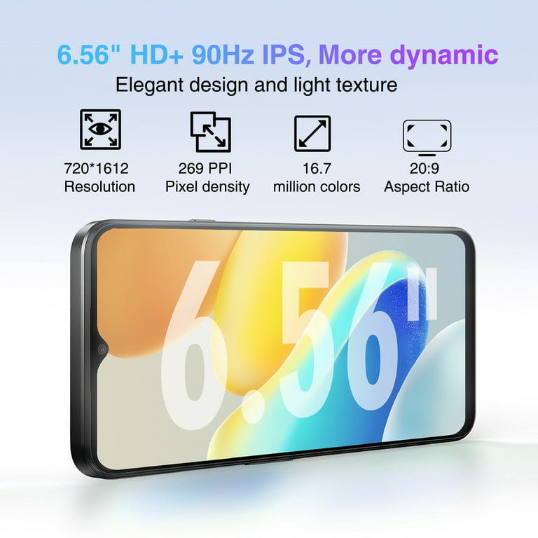 DOOGEE N55 PRO Cell Phone, Android 14 Smartphone, 12GB+256GB, 6.56