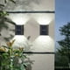 thumbnail image 5 of Naiovety Luz de pared con energía Solar 600mah IP65 impermeable resistente al calor interior al aire libre sala de estar cocina patio camino puerta Iluminación y accesorios Iluminación blanca Naiovety HA064932-01B, 5 of 6