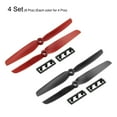 thumbnail image 3 of 8Pcs RC Propellers 6x3 Inch 2-Vane Main Rotors RC Aircraft Quadcopter Prop Replacement, Black/Red with 2 Washers, 3 of 6