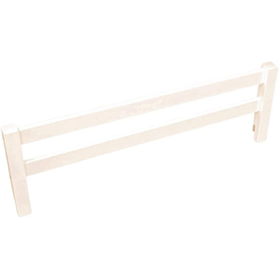 Wooden Safety Bed Side Guard Rail for Toddler, Kids and Children’s Beds (Linen Grey)