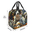 thumbnail image 3 of Balery Sunflower Field Spotted Dog Bolsa de Almuerzo Aislada – Caja de Almuerzo con Papel de Aluminio Grueso, Mantiene la Comida Fresca por 4 Horas, 3 of 8