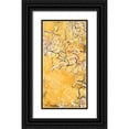 thumbnail image 1 of Murdock, Ramona 18x32 Black Ornate Wood Framed with Double Matting Museum Art Print Titled - Floral Panel III, 1 of 4