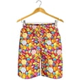 thumbnail image 1 of Cute Snacks Fudge 3d Print Beach Shorts Men Summer Quick Dry Swim Trunks Candy Lollipops Graphic Short Pants Surf Board Shorts, 1 of 5