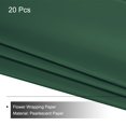 thumbnail image 3 of Papel de Regalo Nacarado Verde Oscuro 22,8x22,8 Pulgadas Paquete de 20 Unique Bargains, 3 of 6
