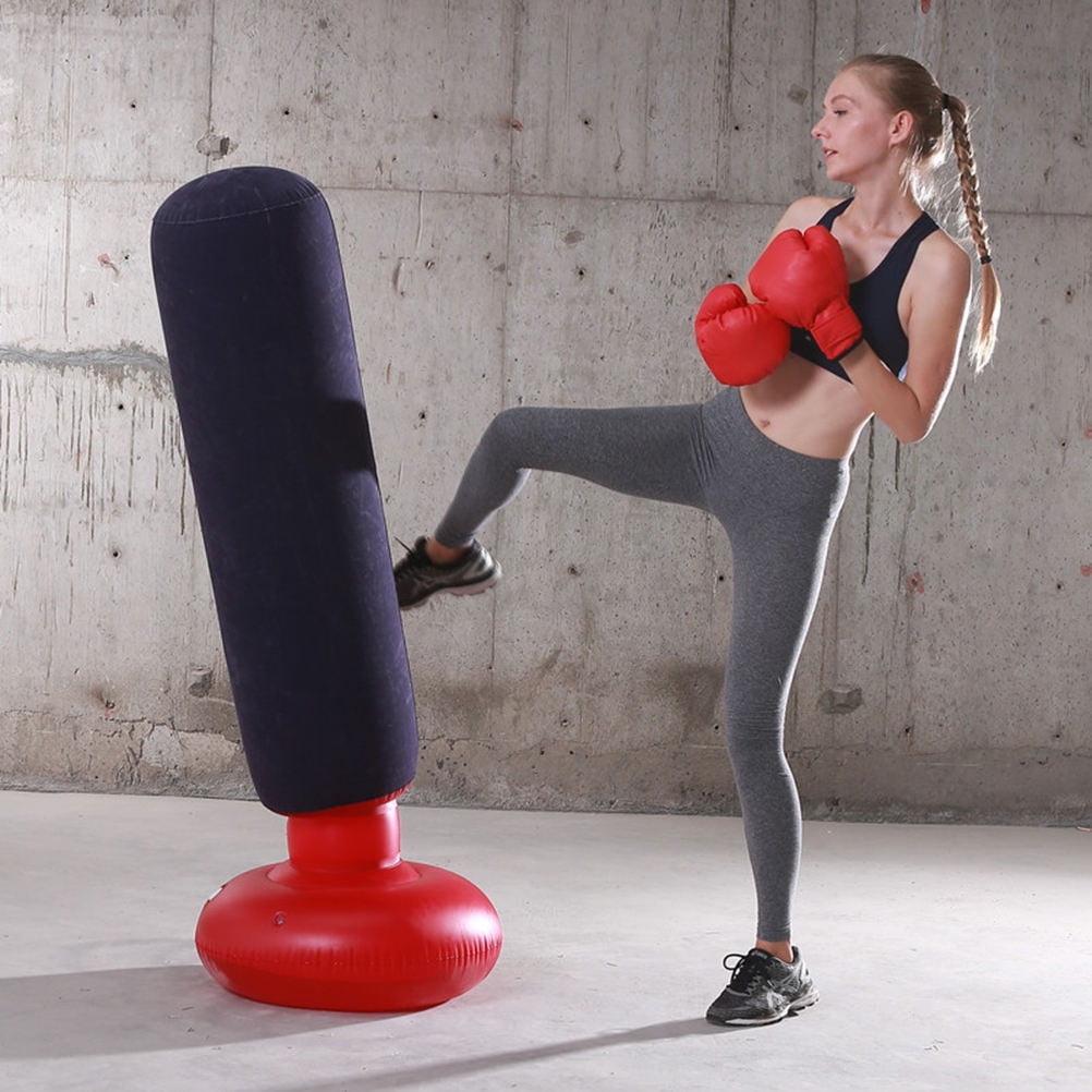 Masteelf Durable Blue PVC Workout Sandbags for Exercising Use Lightweight Fitness Training Sandbags 160cm