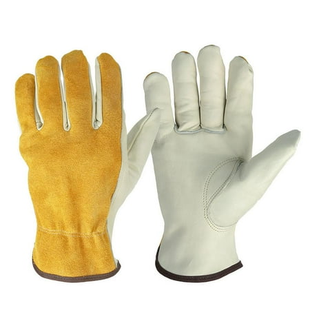 

Working Gloves Gardening Leather Work Gloves for Digging Planting