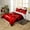 Red, variant on Erosebridal Male Gamepads Comforter Cover Twin,Video Game Bedding Twin Size,Gradient Ombre Duvet Cover Twin,Super Cozy Geometric Room Decor,Reversible,2-Piece(No Comforter)