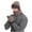 Coffee, variant on YTCAMLO 3 PC Mens Beanies Winter Color-Block Striped Fleece Lining Knit Hat Thick Warm Round Scarf Gloves Set Top Activities Skiing Winter Gifts